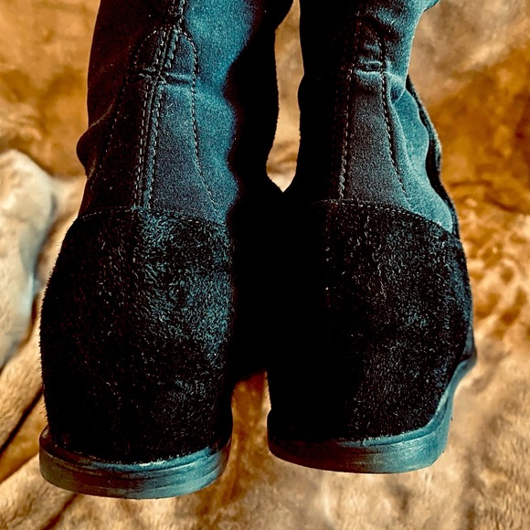 Stuart Weitzman AUTHENTIC 50/50 Above Knee Genuine Suede Boots - Picture 13 of 13
